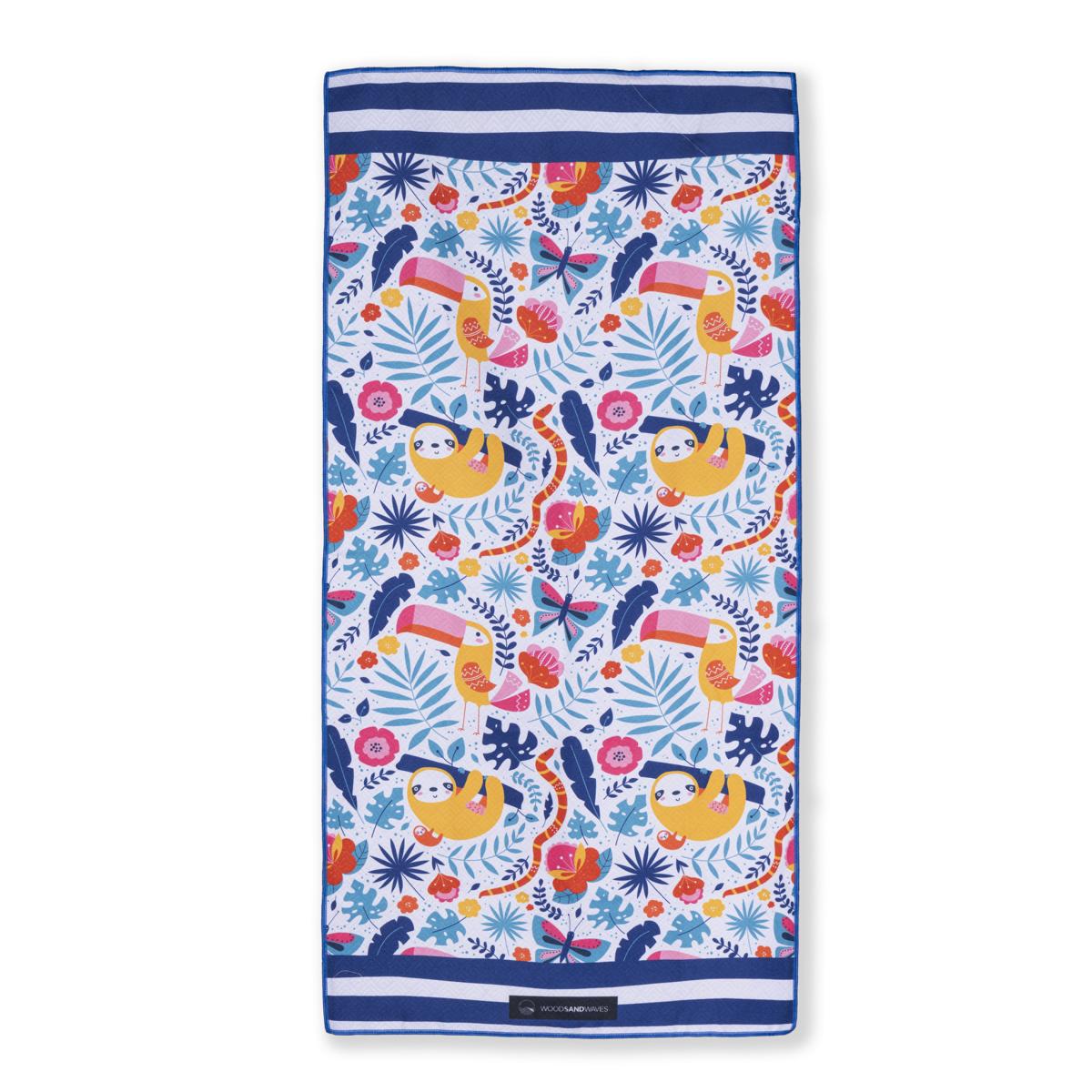 Jungle Fever - Strandtuch für Kinder - schadstofffrei, schnelltrocknend & sanft zur Haut (140cm x 70cm)