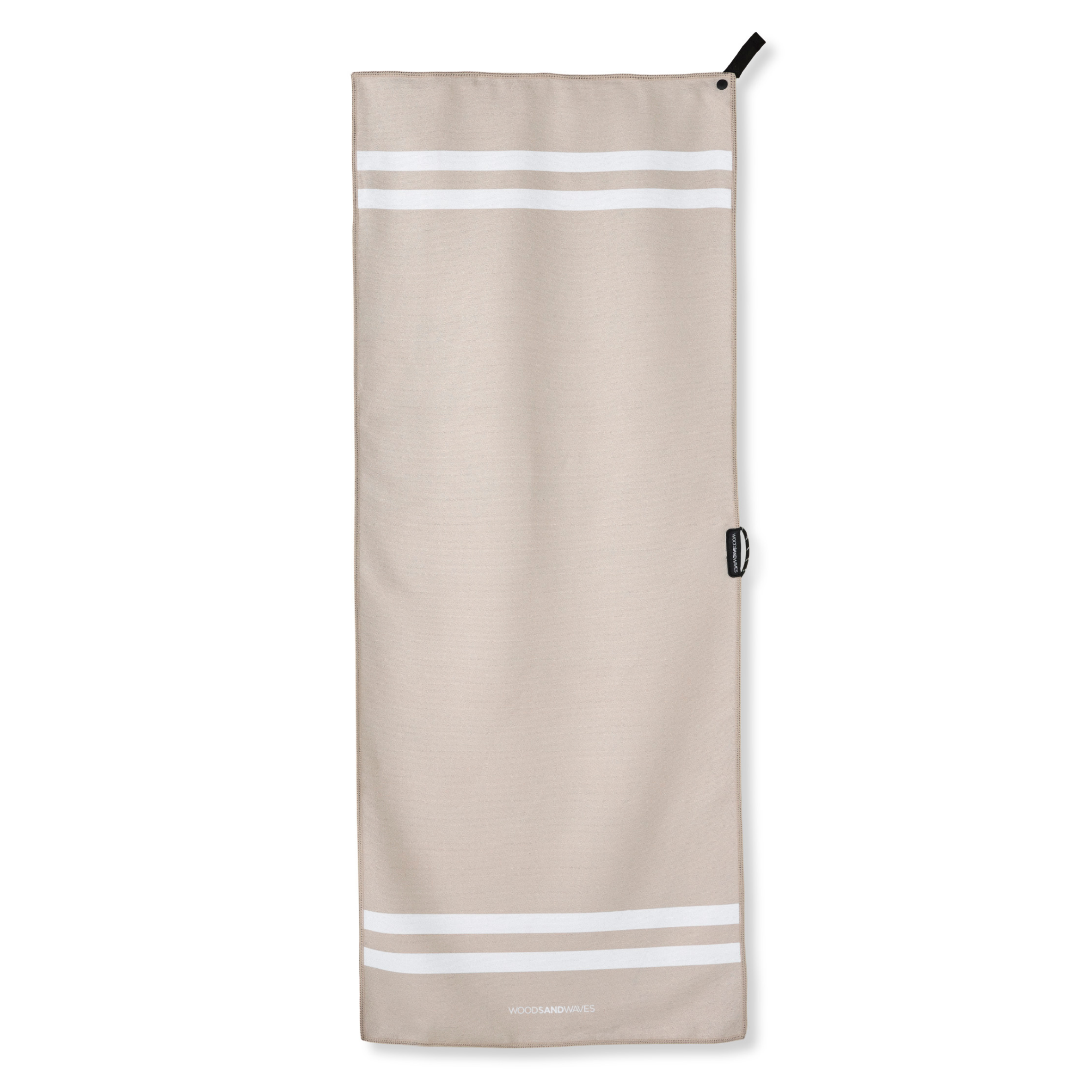 Sporthandtuch mit Magnet & Zipper-Tasche - WOODSANDWAVES