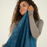 Blue Rebel - Sporthandtuch mit Magnet & Zipper-Tasche - WOODSANDWAVES