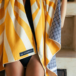 Mikrofaserhandtuch - schnelltrocknend - perfekt für Reisen - WOODSANDWAVES