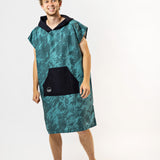 Poncho "Energy Flow Green" | Unisex
