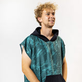 Poncho "Energy Flow Green" | Unisex