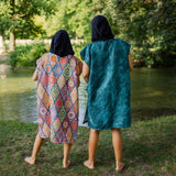 Poncho "Energy Flow Green" | Unisex