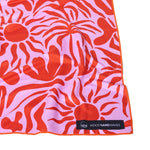 Burning Sun - Stranddecke XXL - 180cm x 160cm - leicht, kompakt & sandabweisend - WOODSANDWAVES