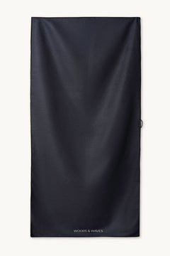 Clear Black - Toalla de ducha de microfibra premium - agradable al tacto
