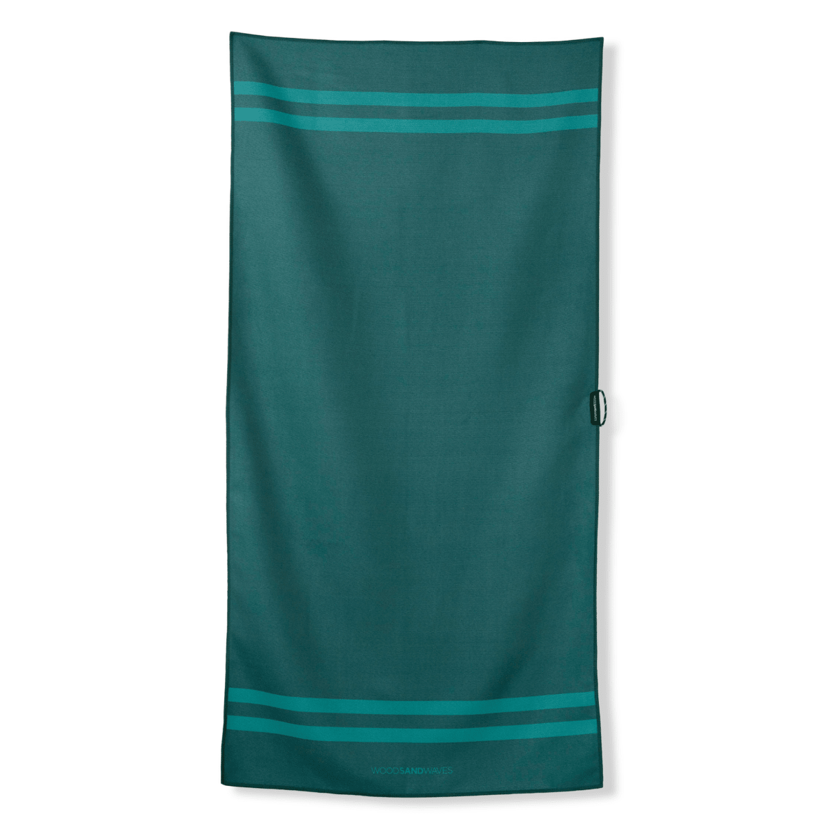 Duschhandtuch - Stripes Teal - Woods & Waves