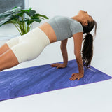 Yoga Handtücher rutschfest von WOODSANDWAVES - ideal für Pilats oder Hot Yoga