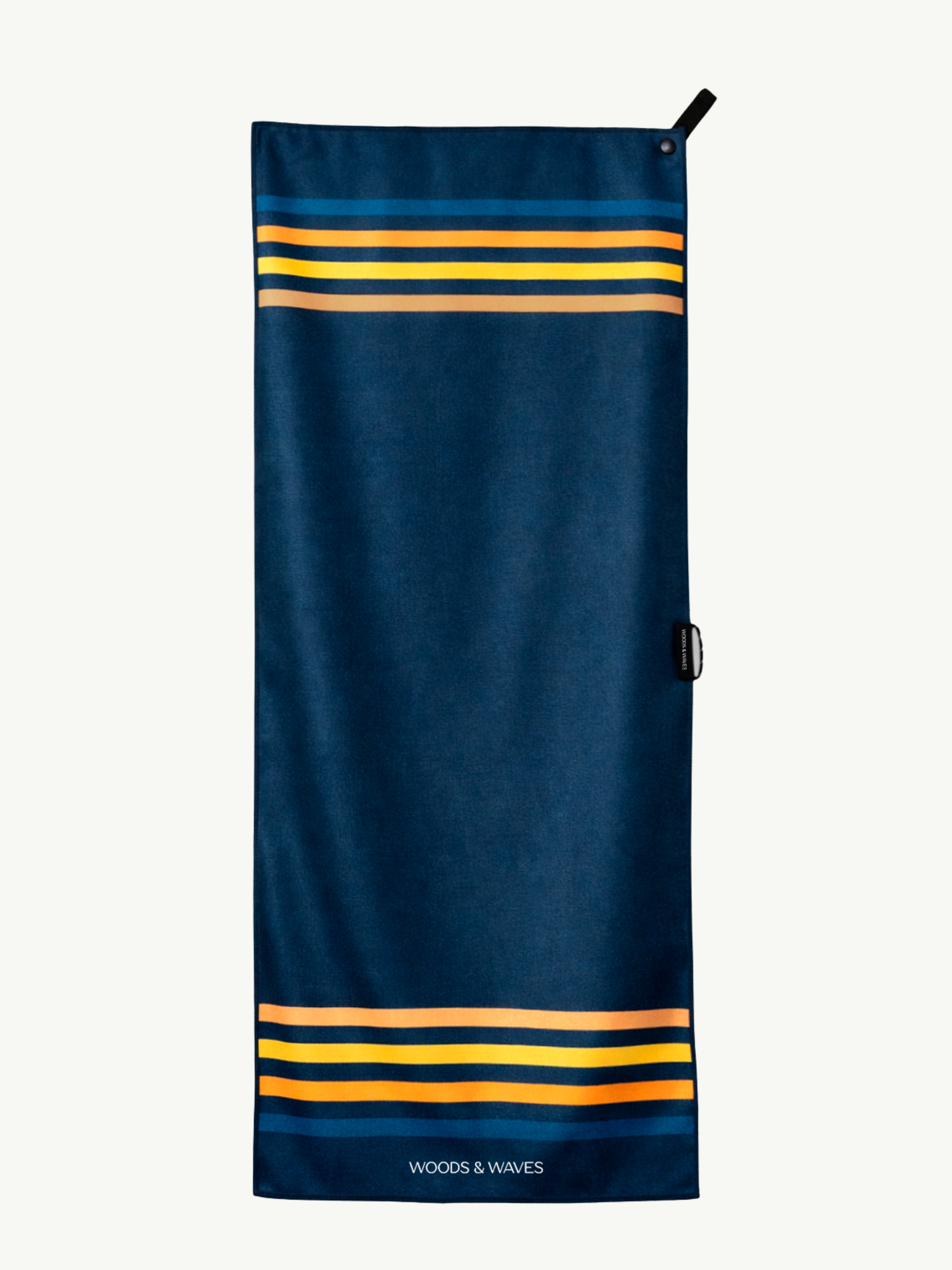 Sporthandtuch mit Magnet & Zipper-Tasche