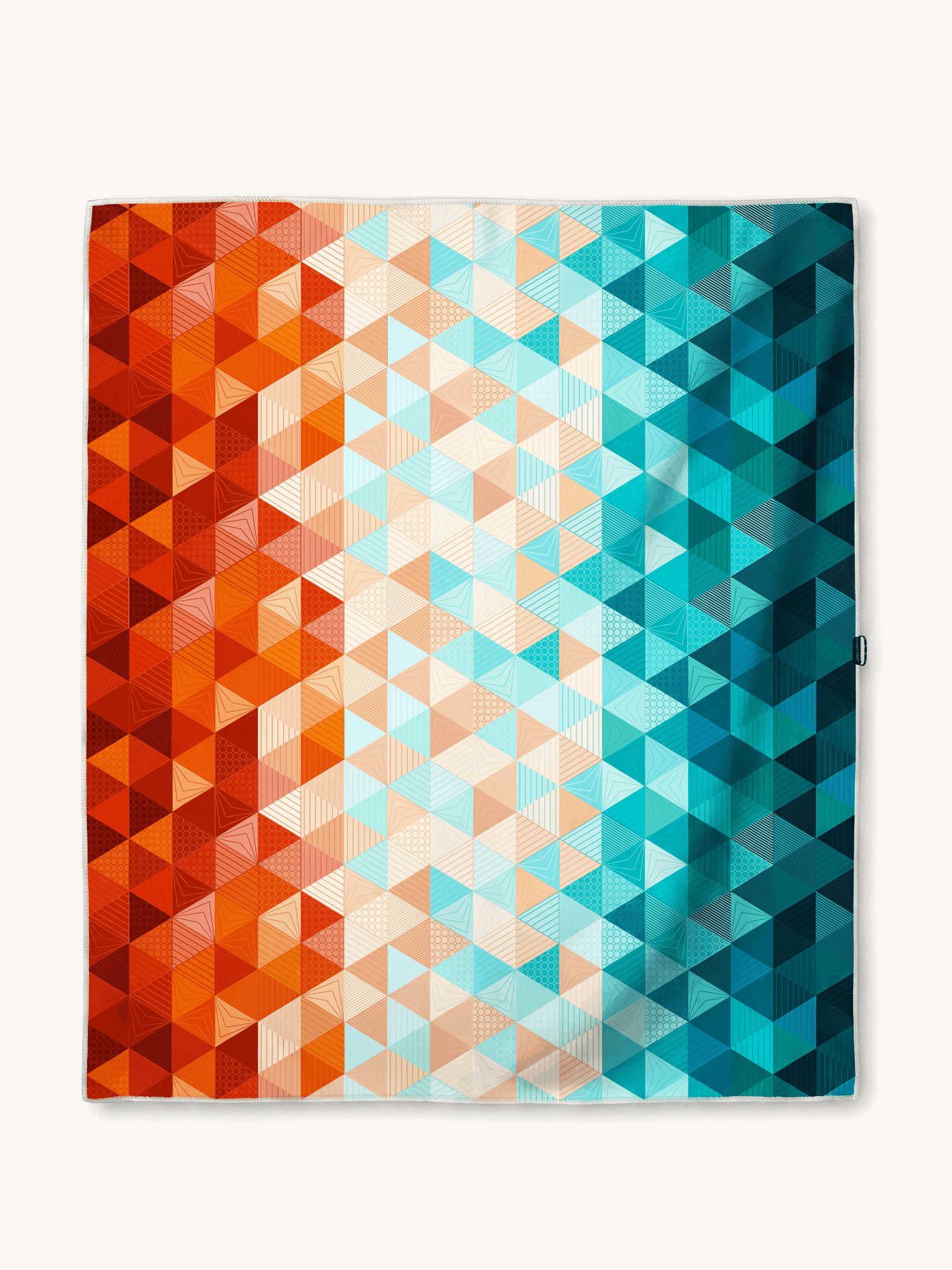 Kaleidoscope Orange - Stranddecke XXL - leicht, kompakt & sandabweisend - Kaleidoscope Orange