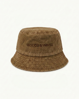 Bucket Hat - Fischerhut in Premium Baumwolle (Driftwood) - hoher UV-Schutz - robust & nachhaltig