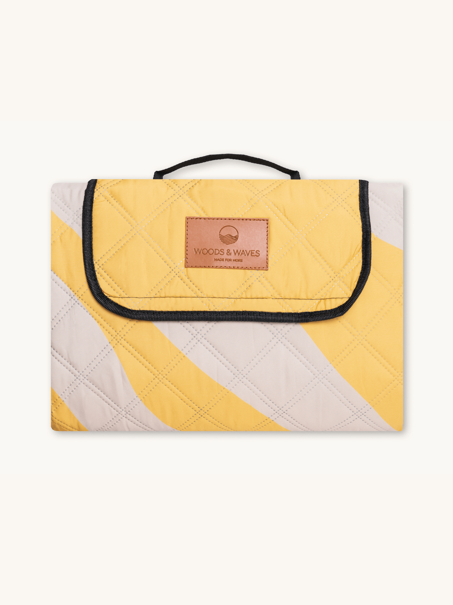 Sunshine - Picknick- und Stranddecke (isoliert) 200 x 200 cm - XXL Picknickmatte aus recyceltem PET - wasserdicht und wärmend