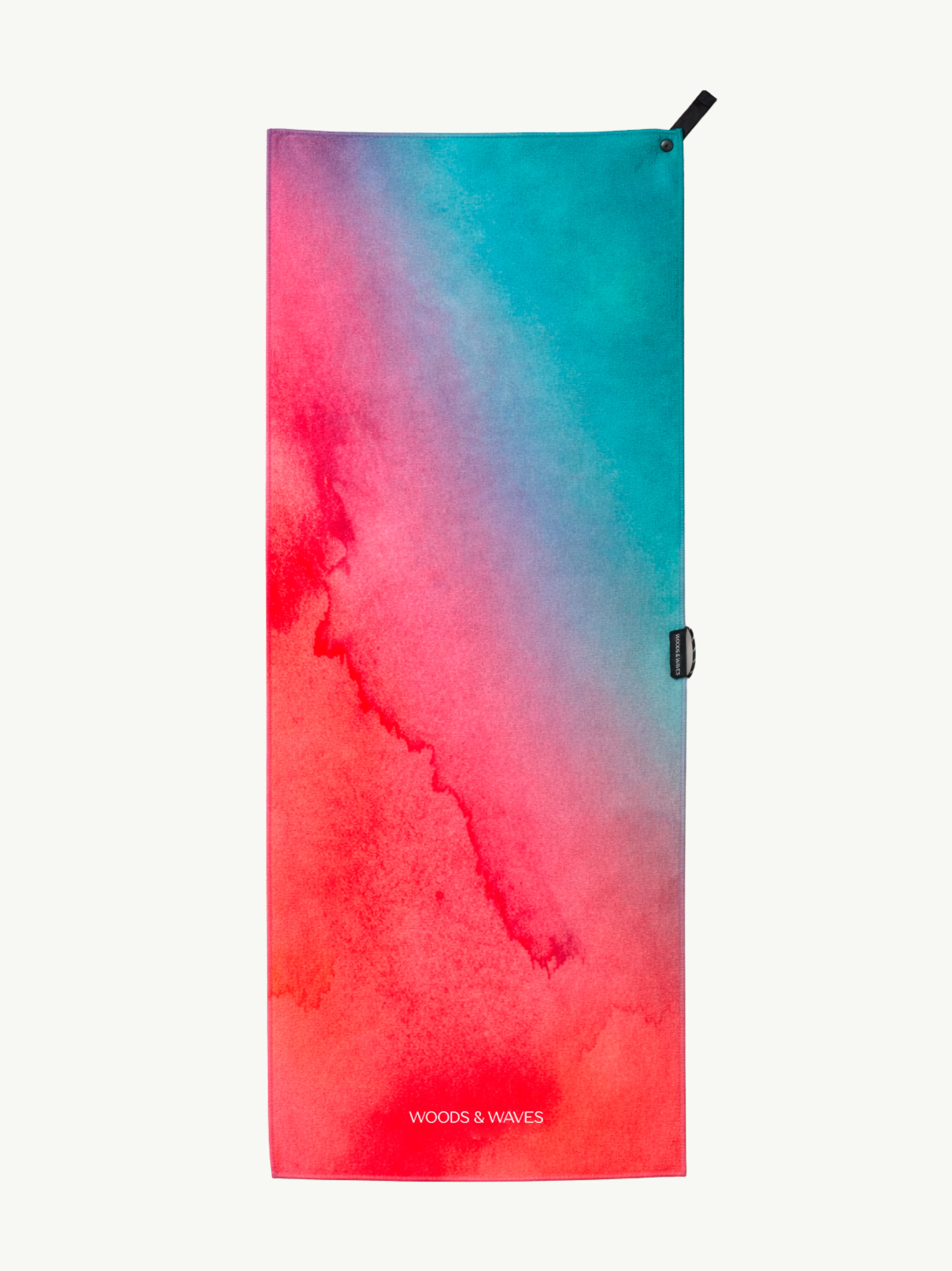 Sporthandtuch mit Magnet & Zipper-Tasche