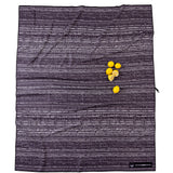 Dark Mind - Stranddecke XXL - 180cm x 160cm - leicht, kompakt & sandabweisend - WOODSANDWAVES