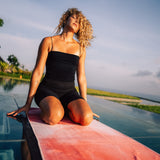 Red Horizon - Rutschfestes Yoga-Handtuch mit Silikon-Noppen - WOODSANDWAVES