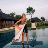 Inner Peace - Rutschfestes Yoga-Handtuch mit Silikon-Noppen - WOODSANDWAVES