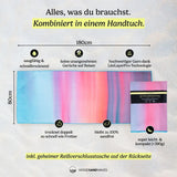 Horizon - Sandabweisendes Strandtuch mit Geheimfach