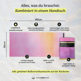 Peaceful Heaven - Sandabweisendes Strandtuch mit Geheimfach