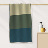 Summit Stripes I - Ultra-leichtes Outdoor-und Wanderhandtuch  - 80cm x 40cm