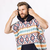 Surf-Poncho Warm Earth - für Frauen & Männer- aus schnelltrocknender und ultra-leichter Mikrofaser - WOODSANDWAVES
