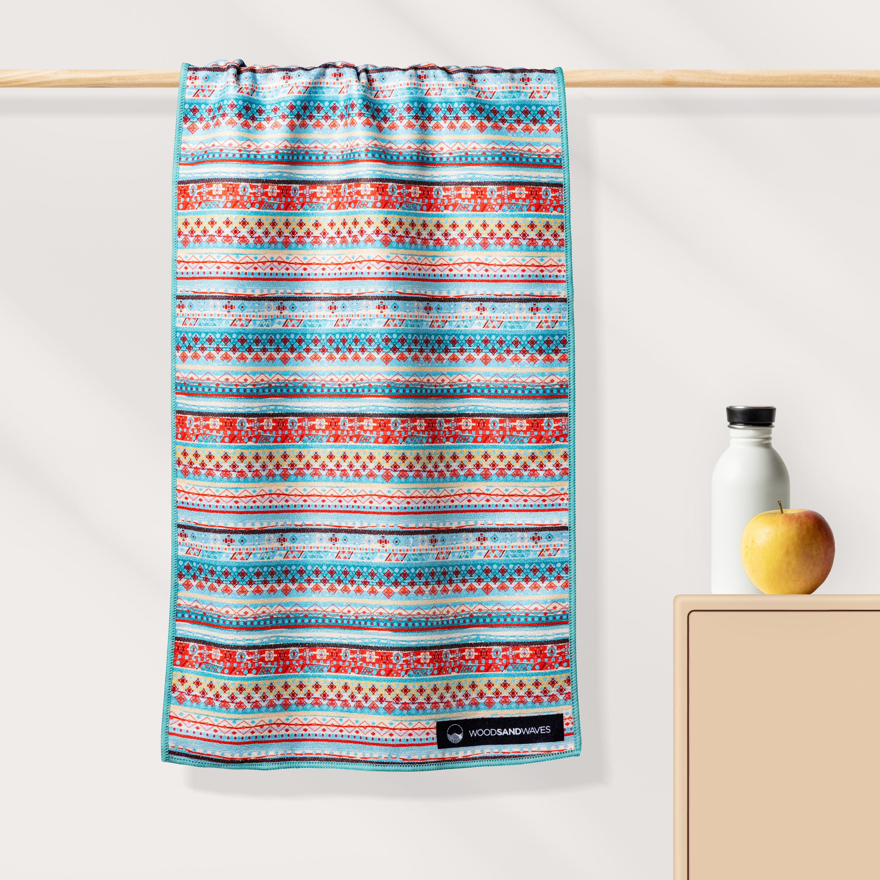 Bazaar of Dreams - Ultra-leichtes Outdoor-und Wanderhandtuch  - 80cm x 40cm - WOODSANDWAVES