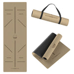 Yoga-Matte CorkFlow | professionelle Yoga-Matte | 4mm dick | aus Naturkork hergestellt - WOODSANDWAVES