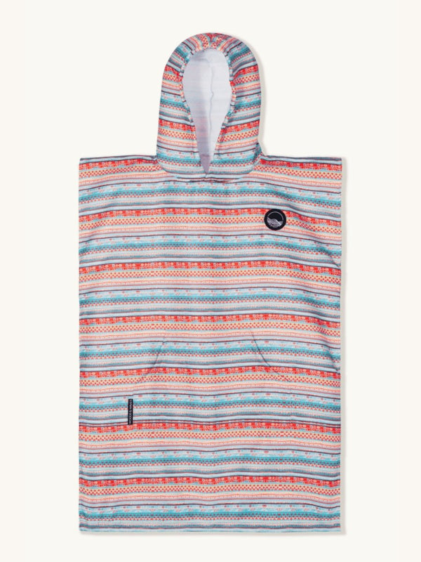 Badeponcho für Kinder (120cm - 150cm) - sanft zur Haut & extra schnell wieder trocken - aus Premium Mikrofaser - Bazaar of Dreams - (ca. 6 - 12 Jahre) - woodsandwaves.co