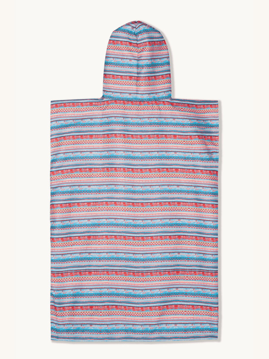 Badeponcho für Kinder (120cm - 150cm) - sanft zur Haut & extra schnell wieder trocken - aus Premium Mikrofaser - Bazaar of Dreams - (ca. 6 - 12 Jahre) - woodsandwaves.co