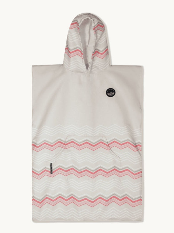 Badeponcho für Kinder (120cm - 150cm) - sanft zur Haut & extra schnell wieder trocken - aus Premium Mikrofaser - Soft Horizon - (ca. 6 - 12 Jahre) - woodsandwaves.co