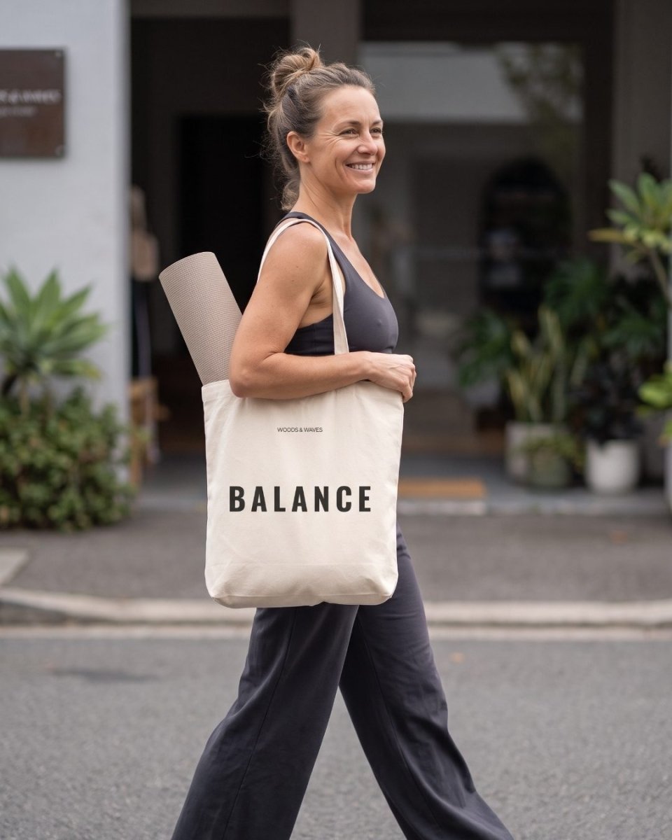 "Balance" Jutebeutel - Premium Qualität - ultra robust & nachhaltig - woodsandwaves.co