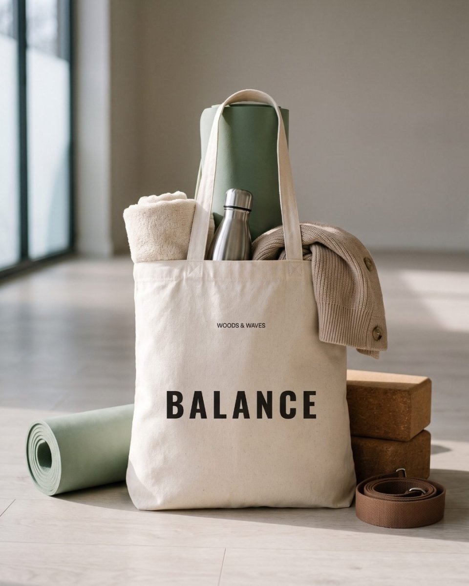 "Balance" Jutebeutel - Premium Qualität - ultra robust & nachhaltig - woodsandwaves.co