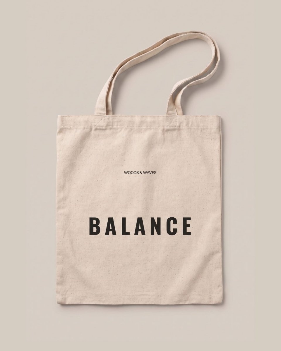 "Balance" Jutebeutel - Premium Qualität - ultra robust & nachhaltig - woodsandwaves.co