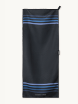 Calm Cruise Black - Sporthandtuch mit Magnet & Zipper - Tasche - woodsandwaves.co