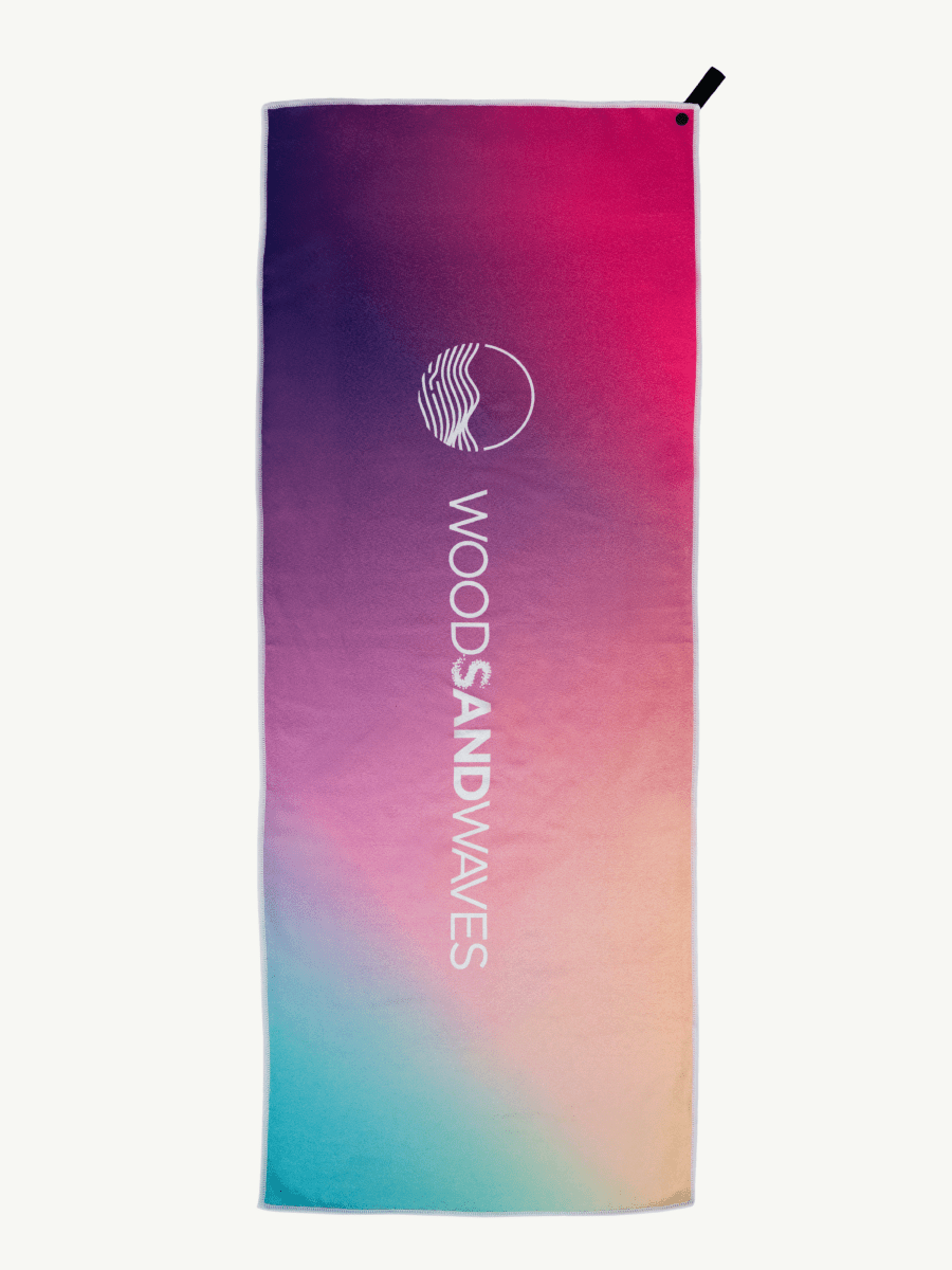 Colourful Temptation - Sporthandtuch mit Magnet & Zipper - Tasche - woodsandwaves.co