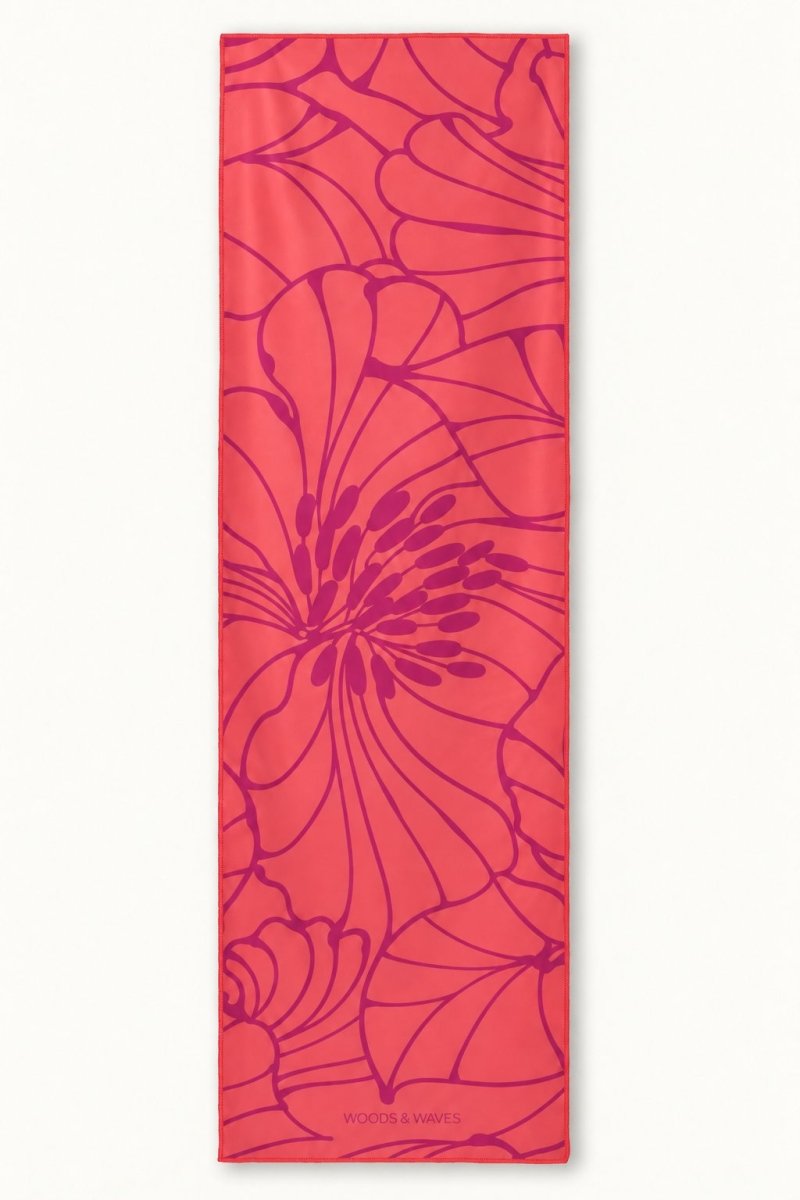 Euphoria - Rutschfestes Yoga-Handtuch mit Silikon-Noppen - woodsandwaves.co