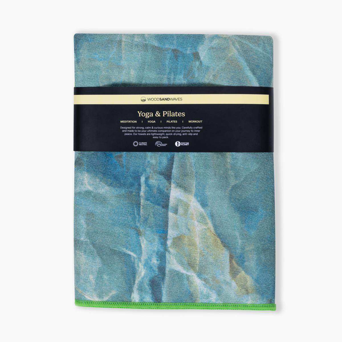 Jade Healing - Rutschfestes Yoga - Handtuch mit Silikon - Noppen - woodsandwaves.co