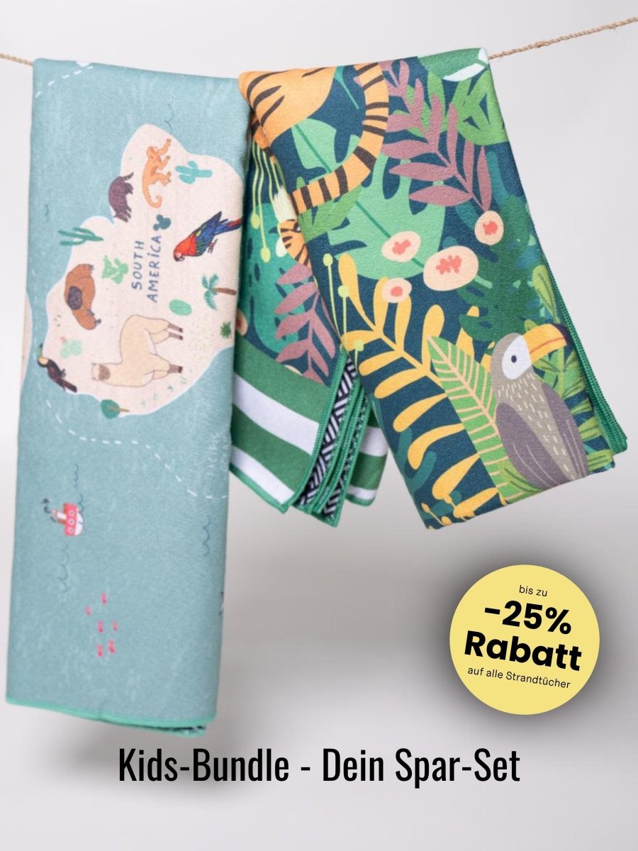 Kinder - Strandtuch - Bundle - Mix & Match - Dein Spar - Set mit Mengenrabatt - woodsandwaves.co