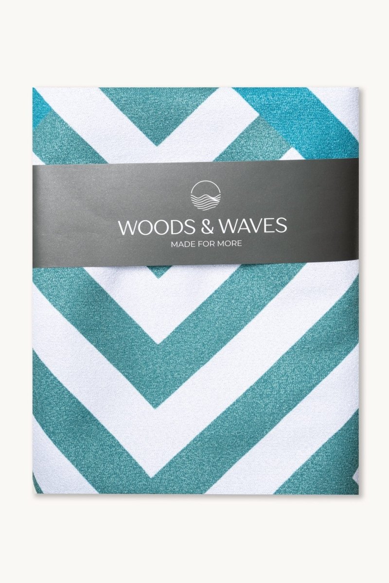 Mint Relaxation - Saunatuch aus Premium Mikrofaser (200 x 80 cm) - woodsandwaves.co