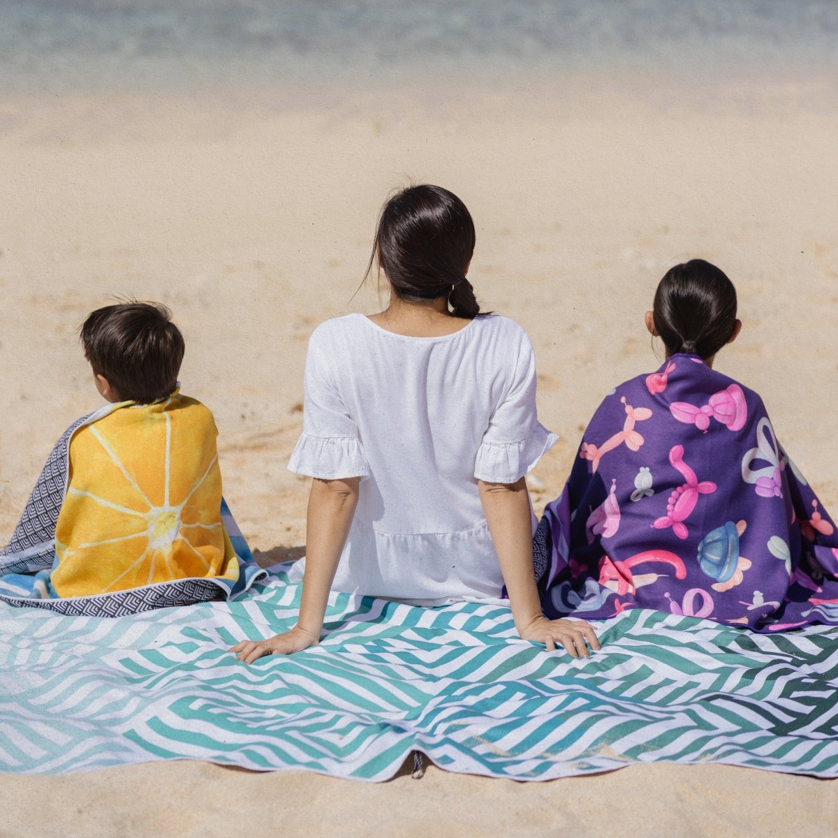 Mint Relaxation - Stranddecke XXL - leicht, kompakt & sandabweisend - woodsandwaves.co