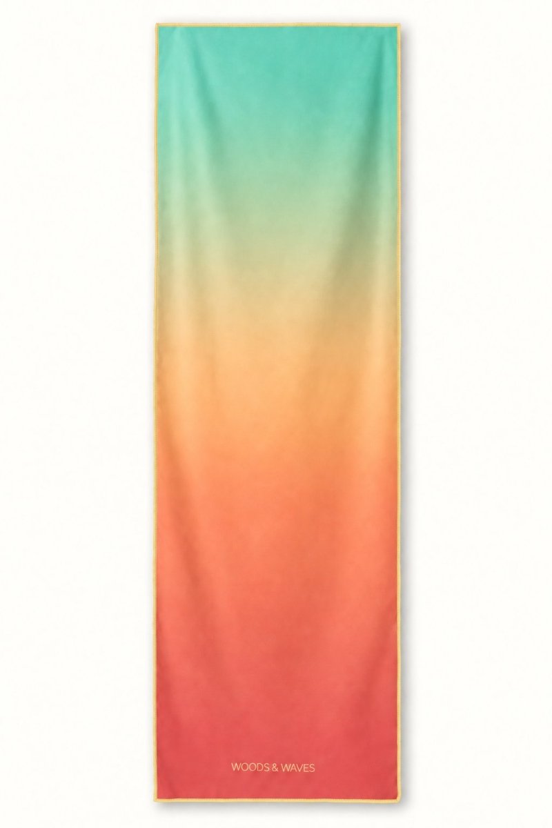 Morning Glow - Rutschfestes Yoga-Handtuch mit Silikon-Noppen - woodsandwaves.co
