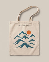 "Mountains" Jutebeutel - Premium Qualität - ultra robust & nachhaltig - woodsandwaves.co