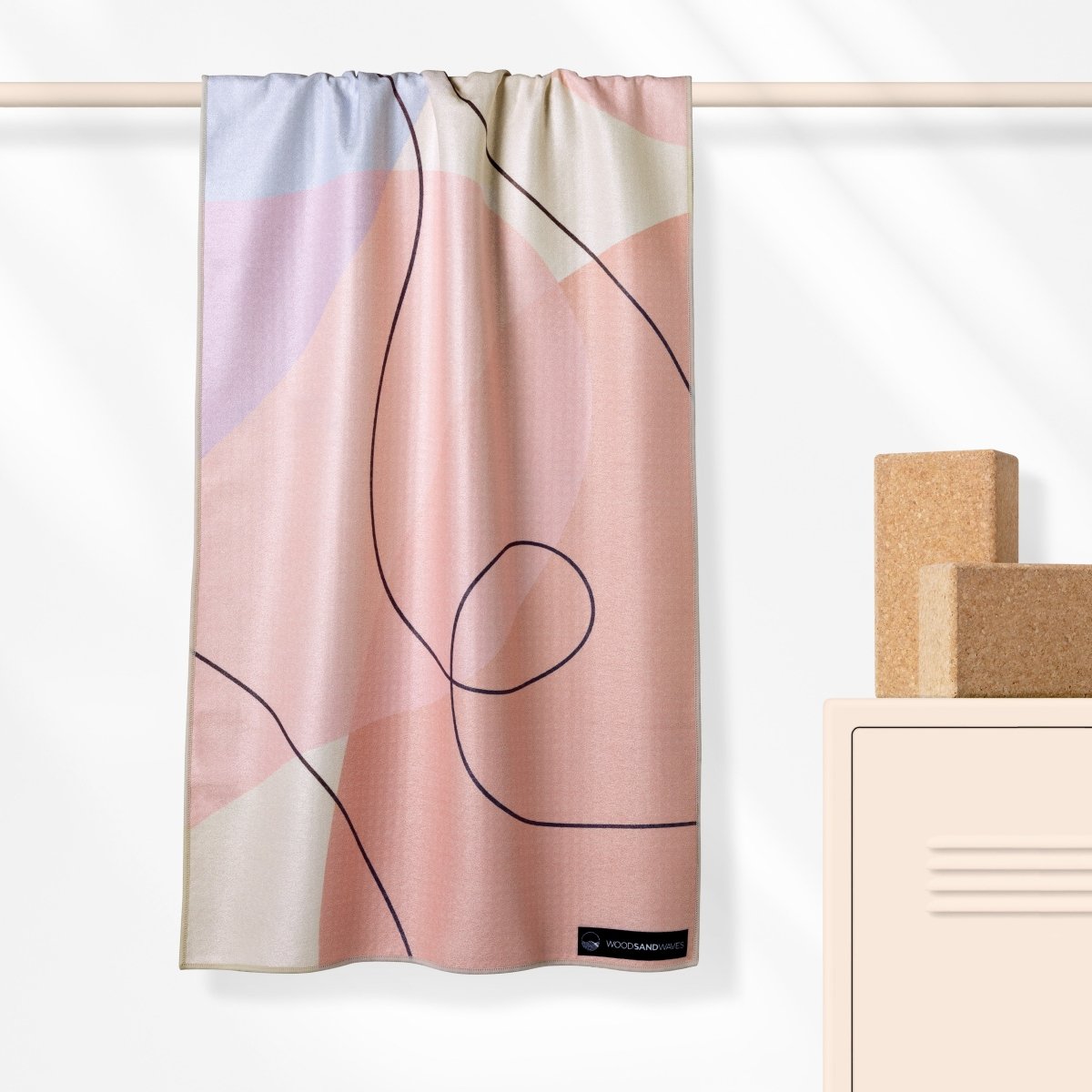 Patient Path - Rutschfestes Yoga - Handtuch mit Silikon - Noppen - woodsandwaves.co