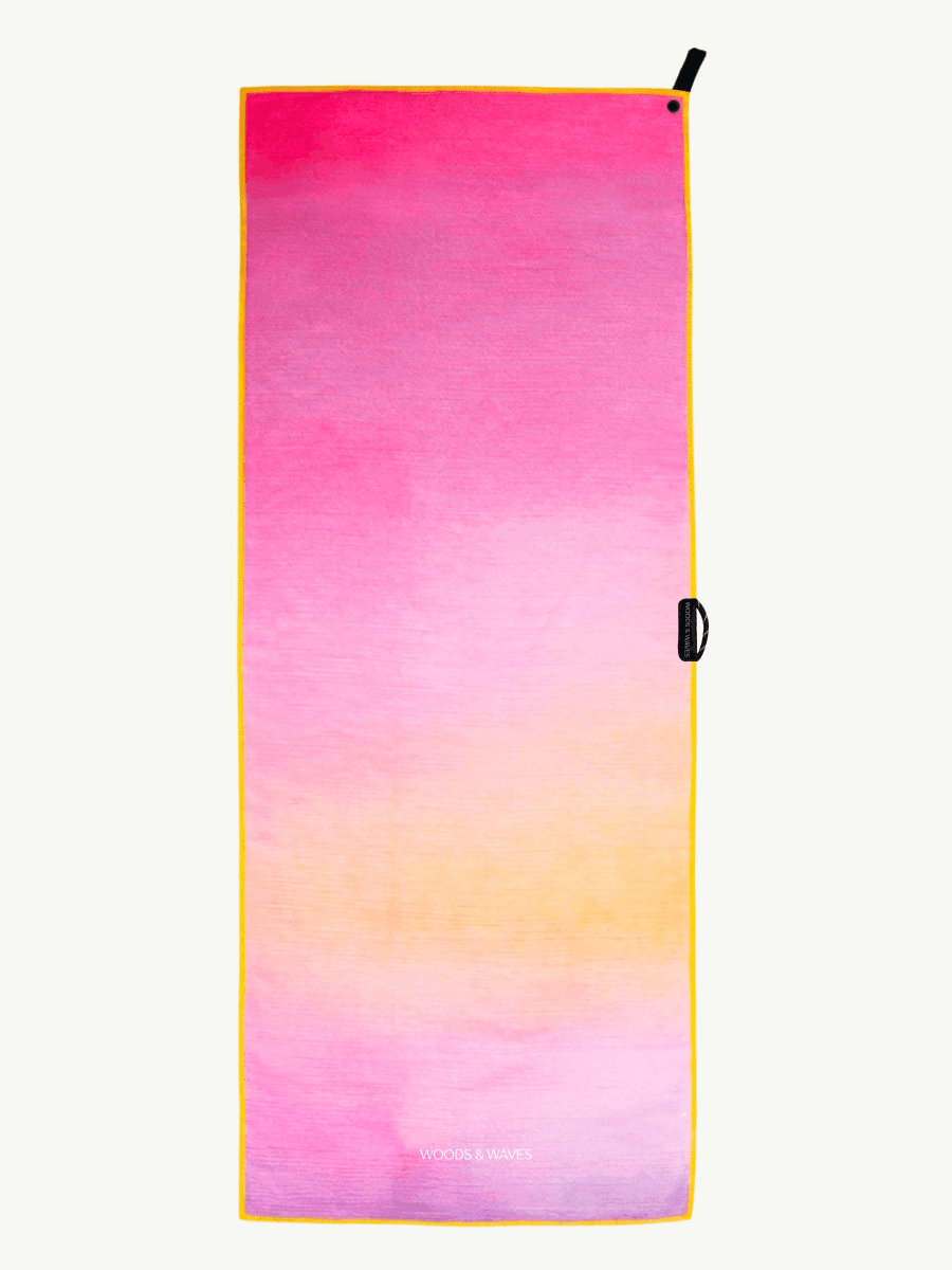 Peaceful Heaven - Sporthandtuch mit Magnet & Zipper - Tasche - woodsandwaves.co