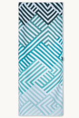 Mint Relaxation – Saunatuch aus Premium Mikrofaser (200 x 80 cm), ausgebreitet – Woods & Waves
