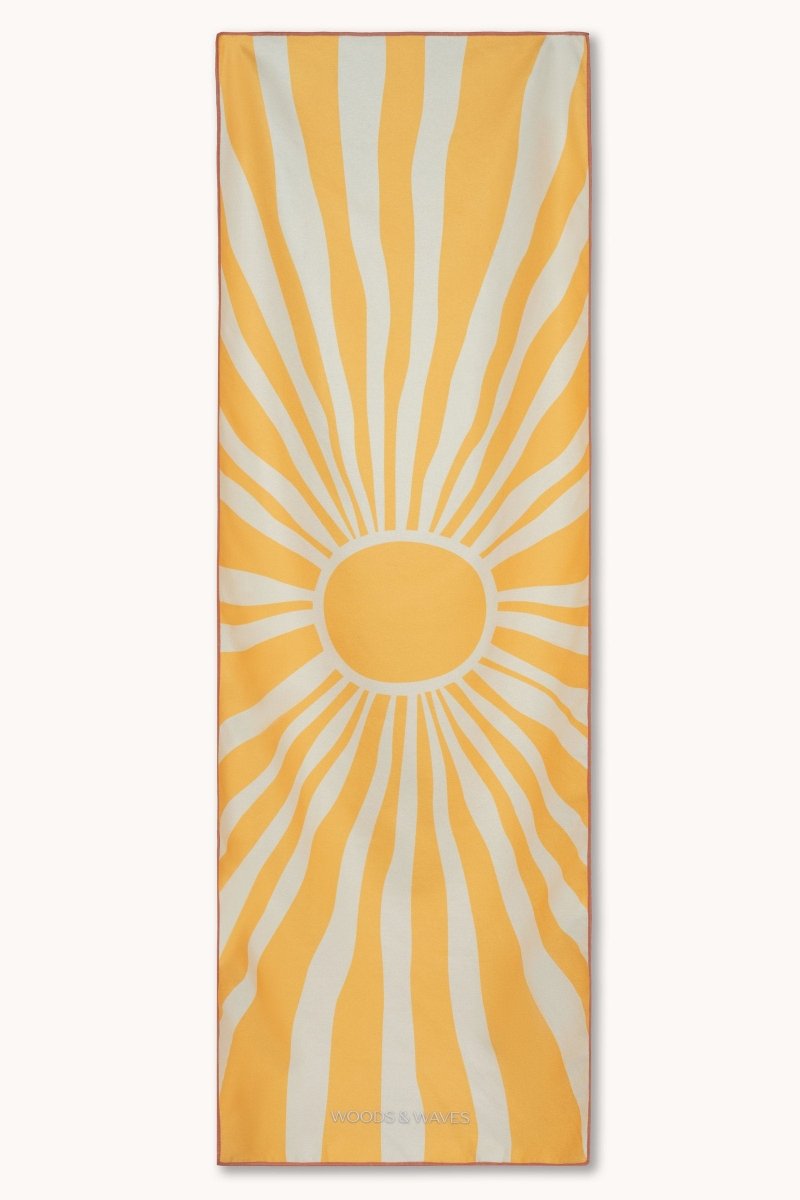Sunshine - Rutschfestes Yoga-Handtuch mit Silikon-Noppen - woodsandwaves.co