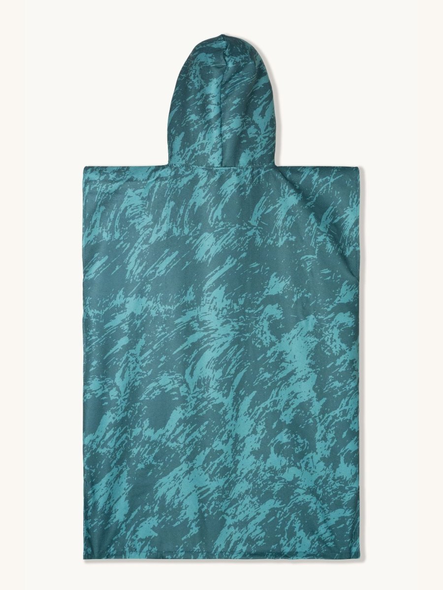 Surf - Poncho - für Frauen & Männer - aus schnelltrocknender und leichter Mikrofaser - woodsandwaves.co