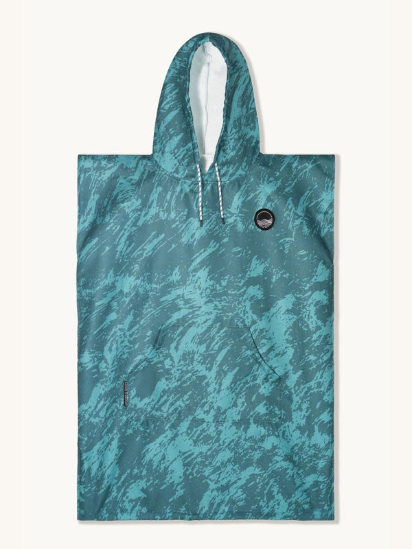Surf - Poncho - für Frauen & Männer - aus schnelltrocknender und leichter Mikrofaser - woodsandwaves.co