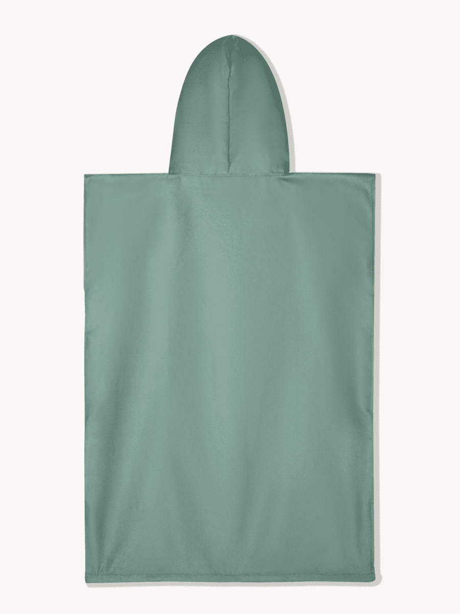 Surf - Poncho - für Frauen & Männer - aus schnelltrocknender und leichter Mikrofaser - Deep Forest - woodsandwaves.co
