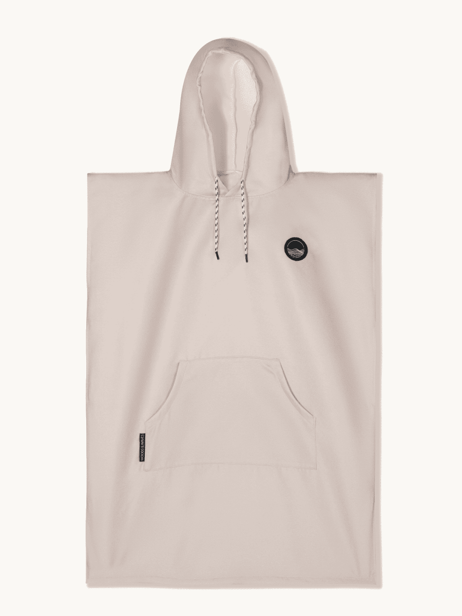Surf - Poncho - für Frauen & Männer - aus schnelltrocknender und leichter Mikrofaser - Moonlight - woodsandwaves.co