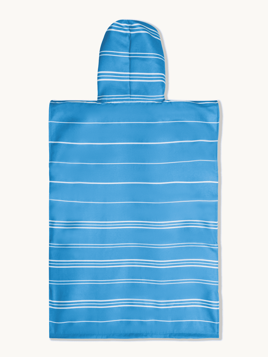 Surf - Poncho - für Frauen & Männer - aus schnelltrocknender und leichter Mikrofaser - Ocean Line - woodsandwaves.co
