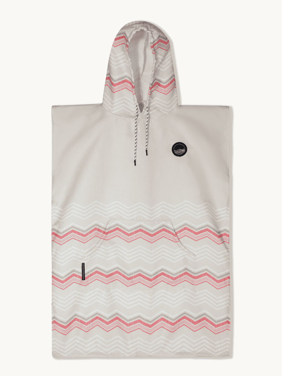 Surf - Poncho - für Frauen & Männer - aus schnelltrocknender und leichter Mikrofaser - Soft Horizon - woodsandwaves.co